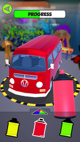 涂装改车3D手机游戏