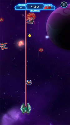 宇宙飞行射击游戏