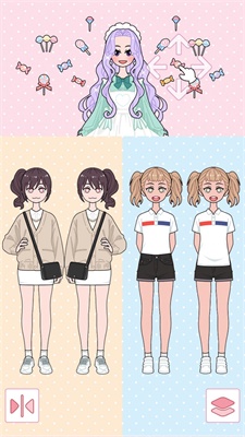 我的涂画世界少女换装游戏