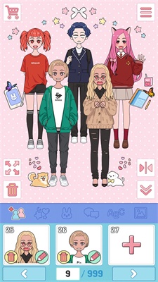 我的涂画世界少女换装游戏