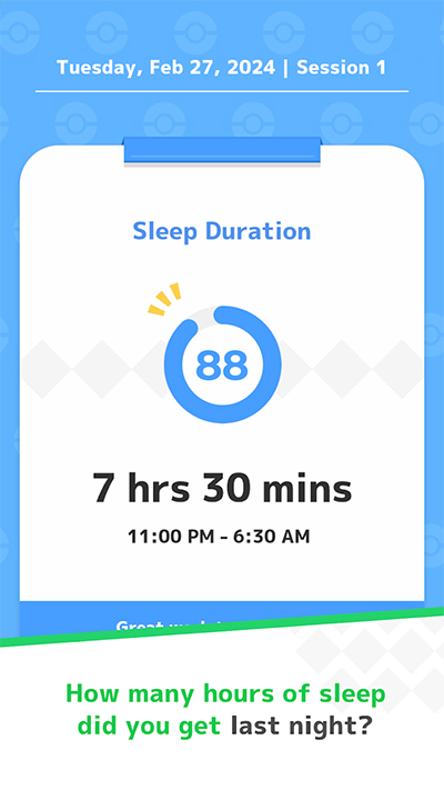 宝可梦睡眠游戏