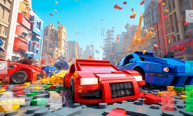 积木车辆碰撞x(brickcarcrashx)免费版游戏