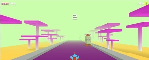 星际飞船跑酷3D游戏