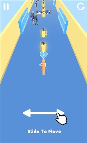 长发女王跑步游戏