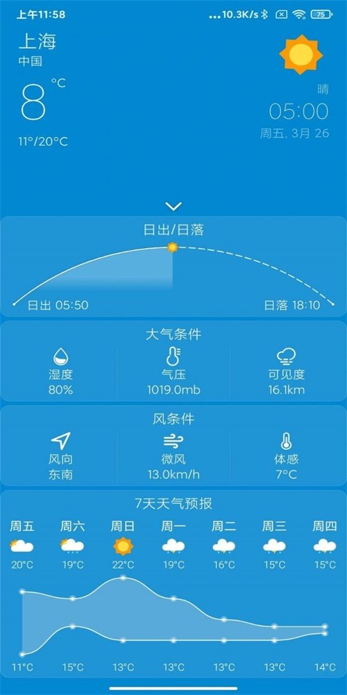 勿忘天气预报APP