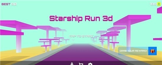 星际飞船跑酷3D游戏