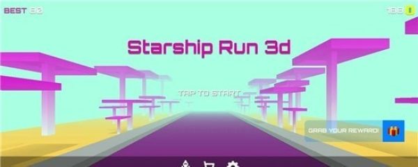 星际飞船跑酷3D游戏