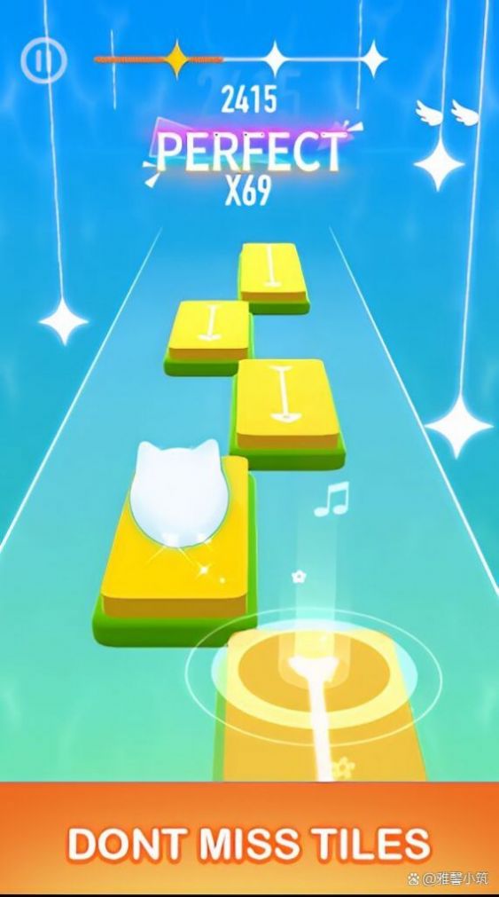 猫咪唱歌跳跃手机版游戏