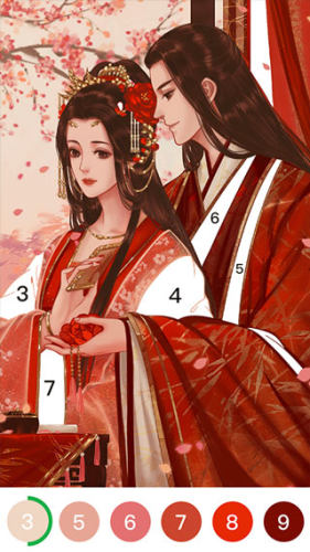 乐涂数字填色手机版游戏
