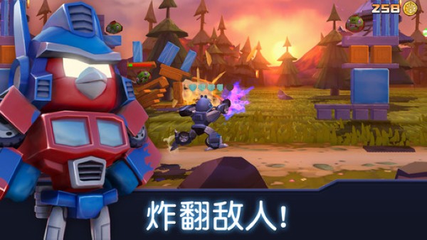 愤怒的小鸟变形金刚中文版游戏