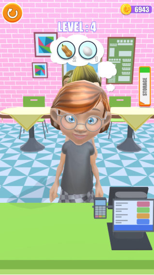 沙拉小店3D游戏