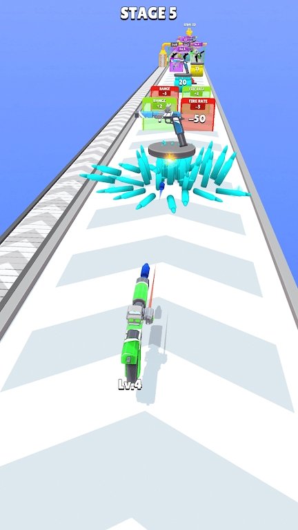武器收集跑游戏