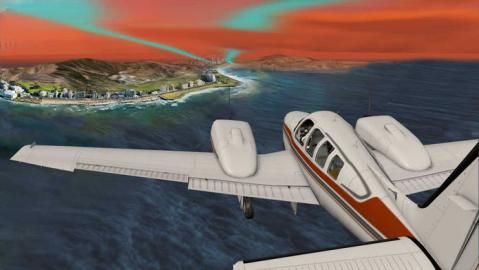 VR空客飞机驾驶模拟游戏