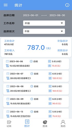 小时工记账宝APP