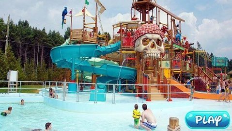 水上公园夏季冒险游戏