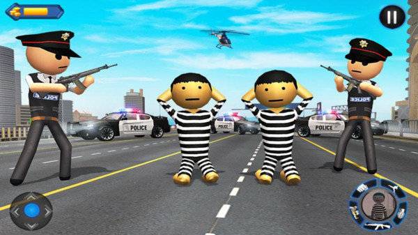 火柴人警察追捕APP游戏