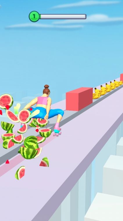 轮滑粉碎跑免费官方版游戏
