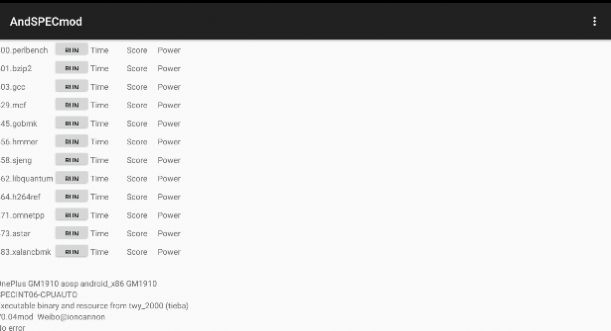 AndSPECmodAPP