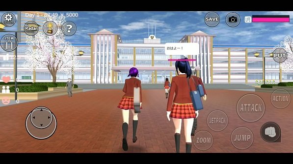 樱花校园模拟器汉服1.032.54中文版游戏