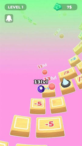 水平升级弹跳app游戏