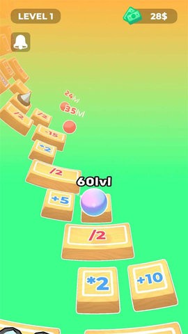水平升级弹跳app游戏