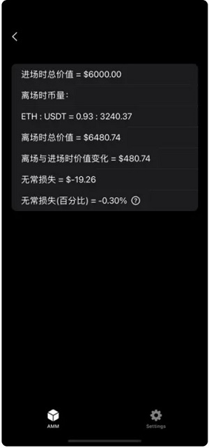 无常损失计算器官方版APP