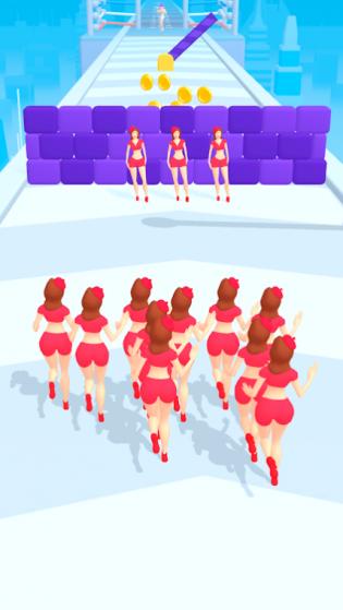 女孩向前冲游戏