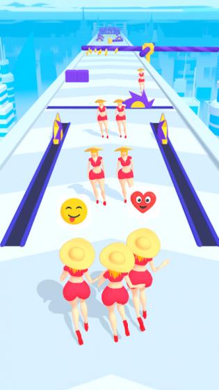 女孩向前冲游戏