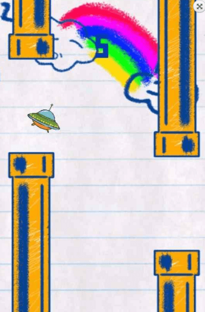 纸上UFO游戏游戏