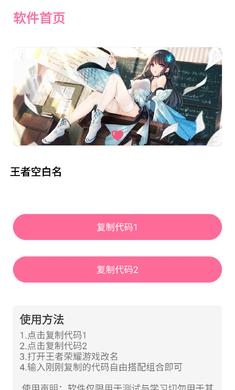 王者空白名app官方版APP