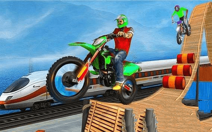 疯狂特技摩托骑手(CrazyTrickyBikeRider)游戏