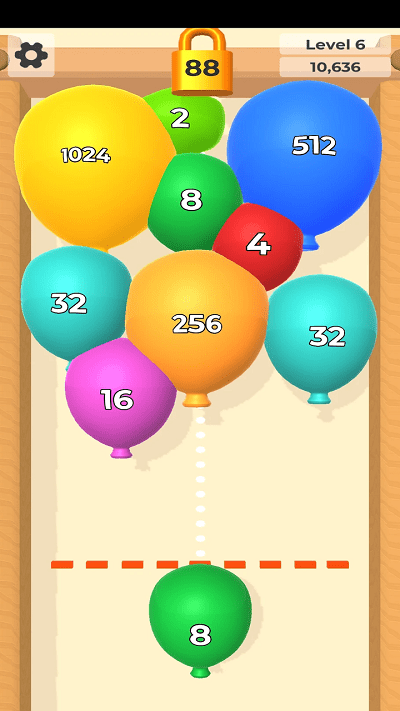 气球2048游戏