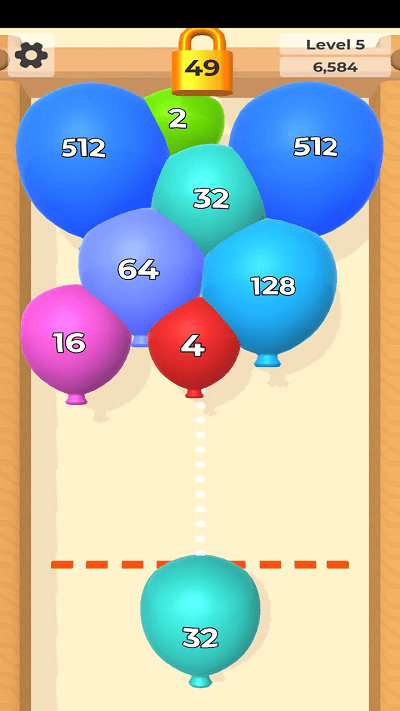 气球2048游戏