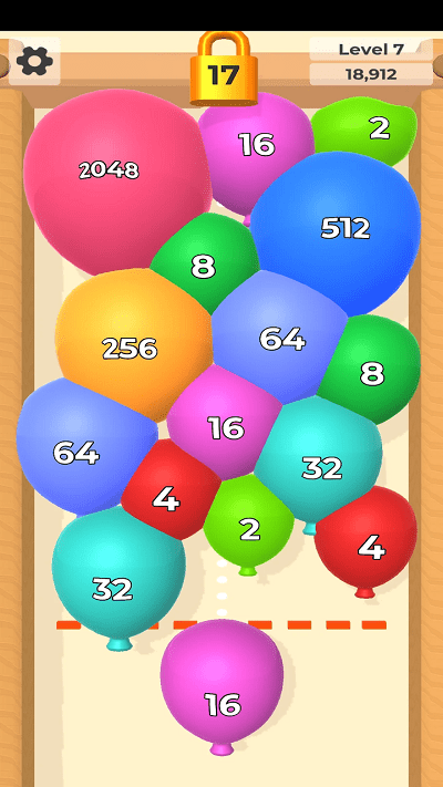 气球2048游戏