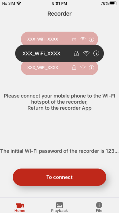 rexvision行车记录手机APP