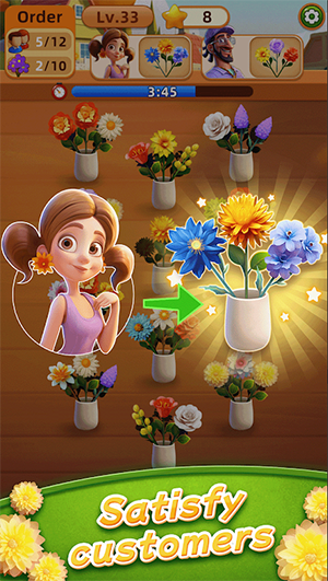 花朵排序挑战免费版游戏