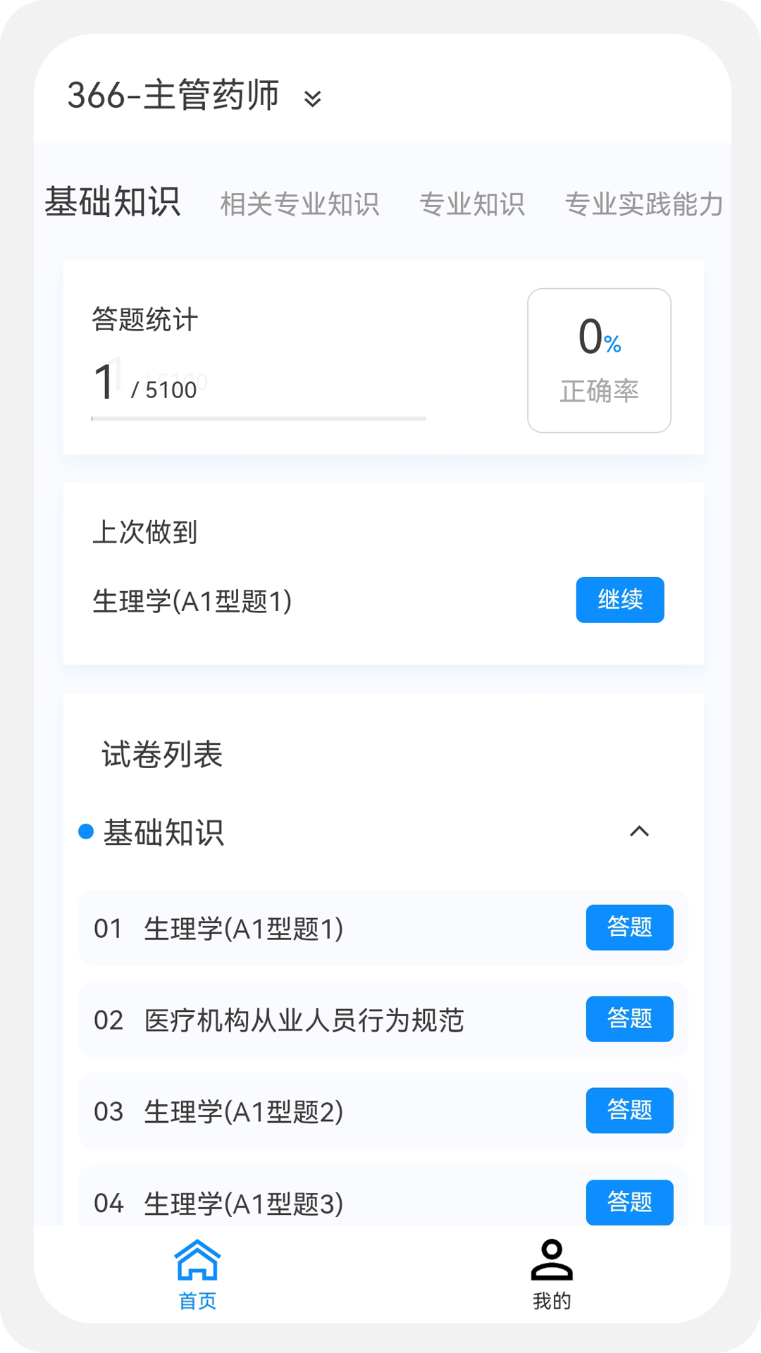 主管药师原题库APP