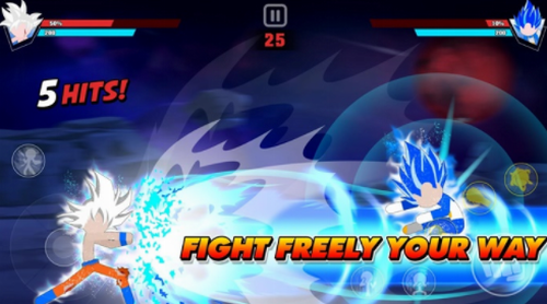 火柴人龙珠战士对决游戏