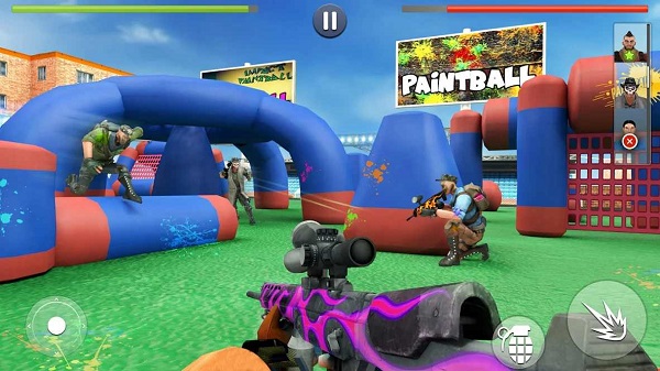 彩弹射击游戏3D游戏