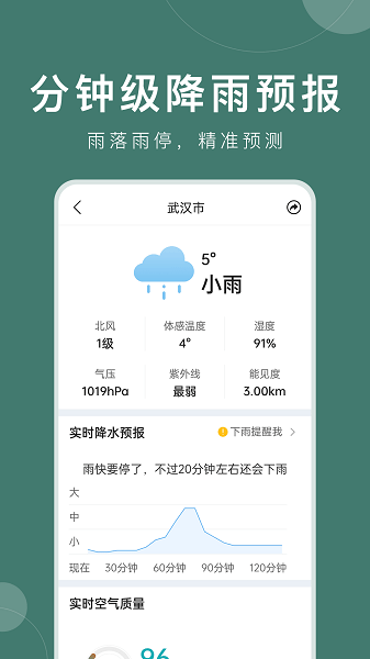 准时天气预报APP