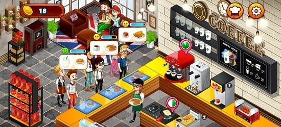 咖啡厅大作战无限金币钻石版(cafe panic)游戏