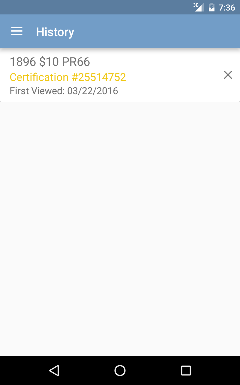 PCGS CertificationAPP