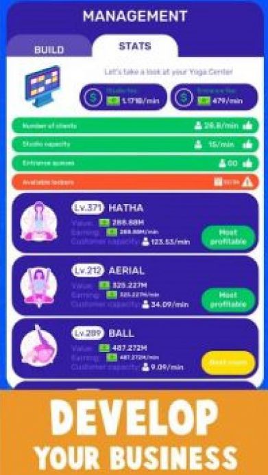 闲置瑜伽大亨游戏