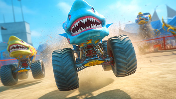 肌肉怪物卡车特技(MuscleMonsterTruckStuntGames)游戏