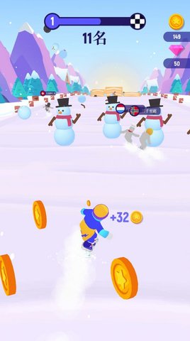 滑雪迷宫游戏