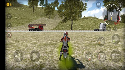 摩托车公路驾驶游戏