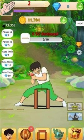 疯狂劈砖块游戏