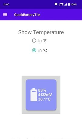 QuickBatteryTile电池磁贴appAPP