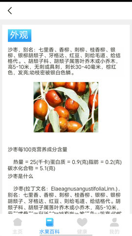 口袋水果科普APP