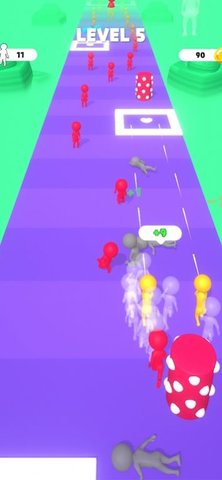 人群数量增长跑游戏